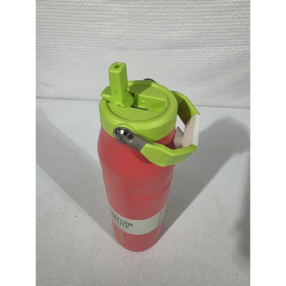STANLEY 36 oz. IceFlow Bottle with Flip Straw Lid HIBISCUS New - Picture 5 of 7